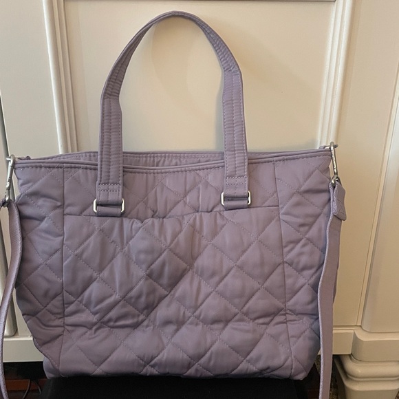 Vera Bradley Lilac Quilted Tote - Picture 3 of 12